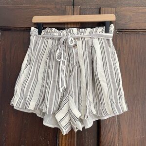 American Eagle Outfitters High Waist Striped Shorts